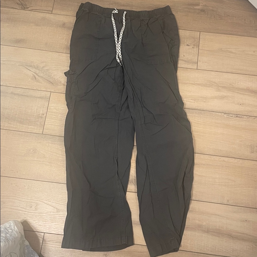 Aerie Black Elastic Waist Pants